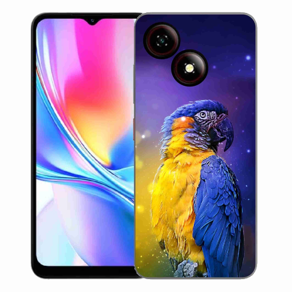 Gélový kryt mmCase na ZTE Blade A35E - papagáj ara 1
