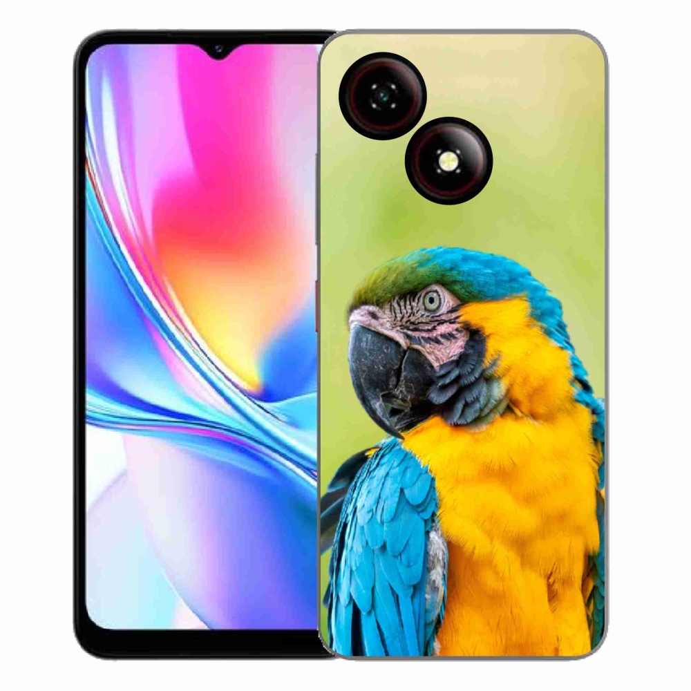 Gélový kryt mmCase na ZTE Blade A35E - papagáj ara 2