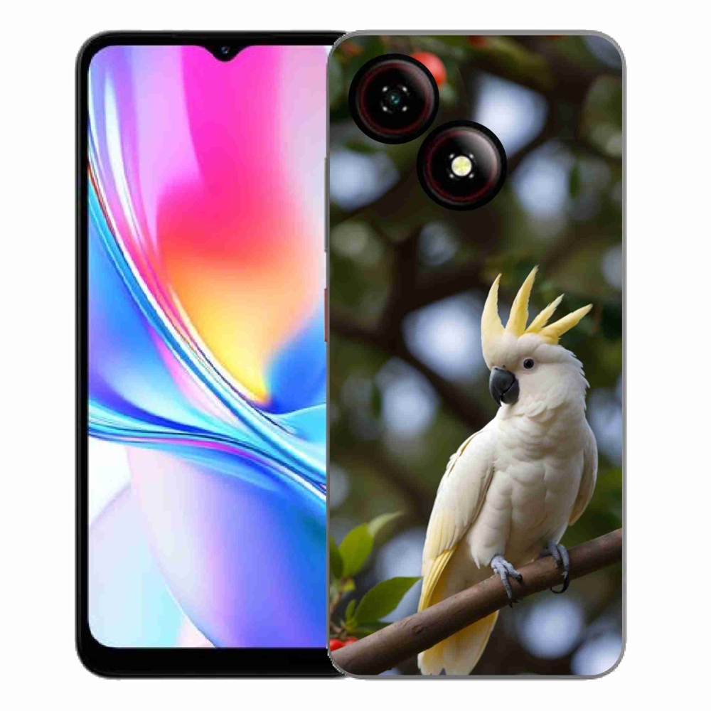 Gélový kryt mmCase na ZTE Blade A35E - papagáj kakadu 3