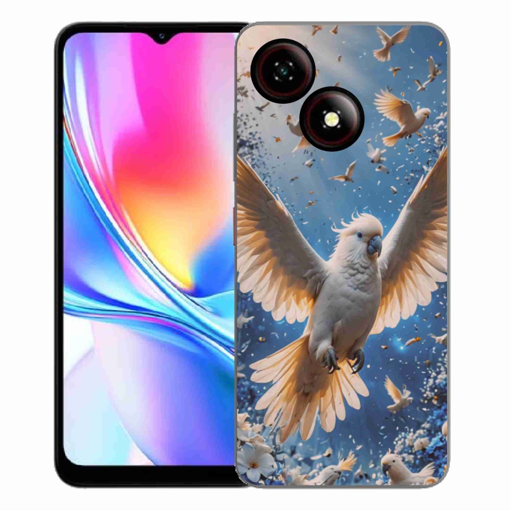 Gélový kryt mmCase na ZTE Blade A35E - papagáj kakadu