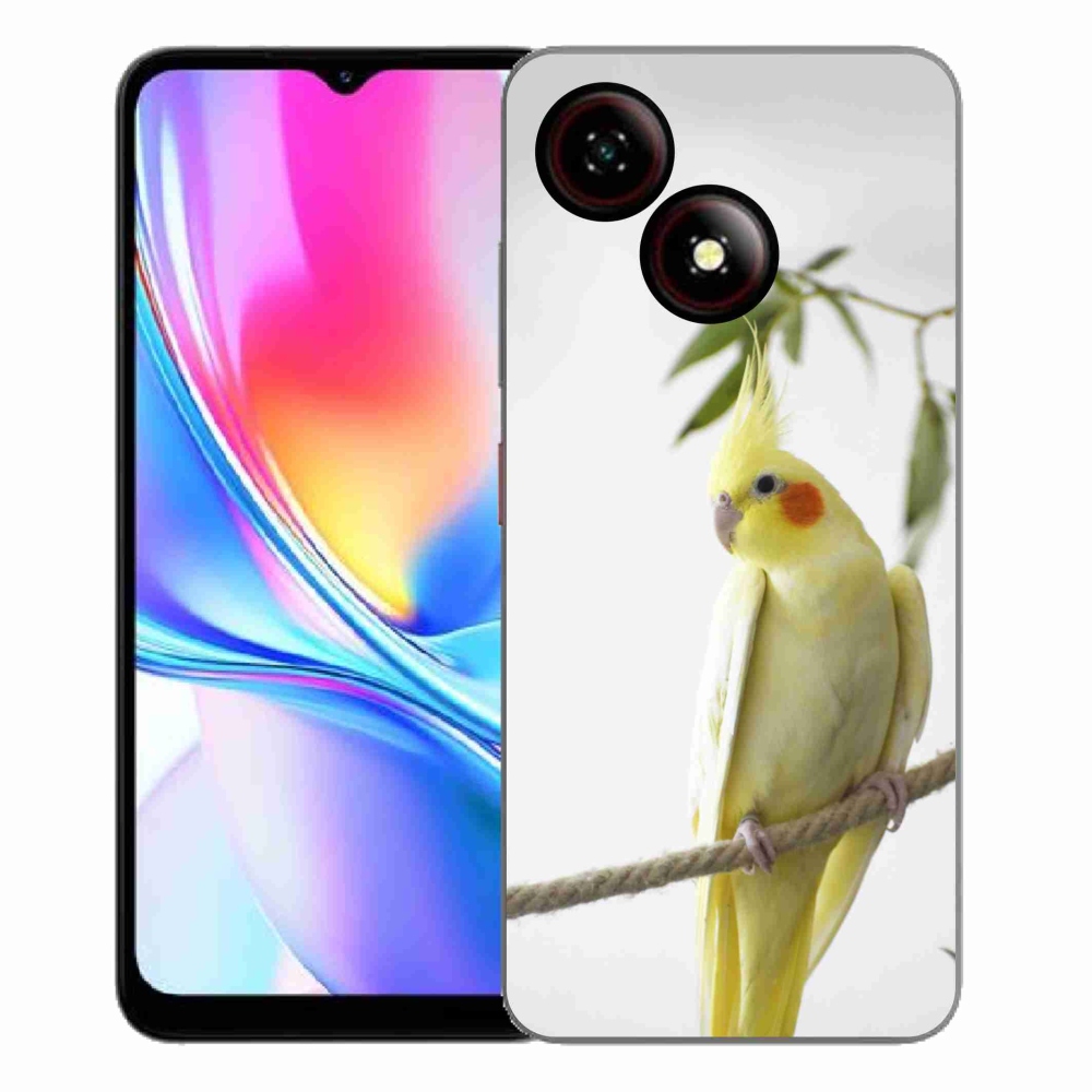 Gélový kryt mmCase na ZTE Blade A35E - papagáj korela chocholatá