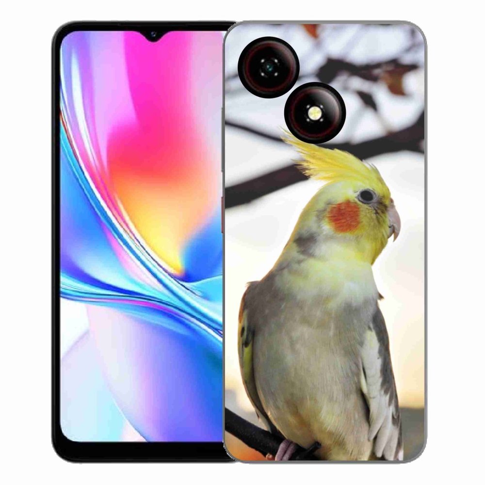 Gélový kryt mmCase na ZTE Blade A35E - papagáj korela