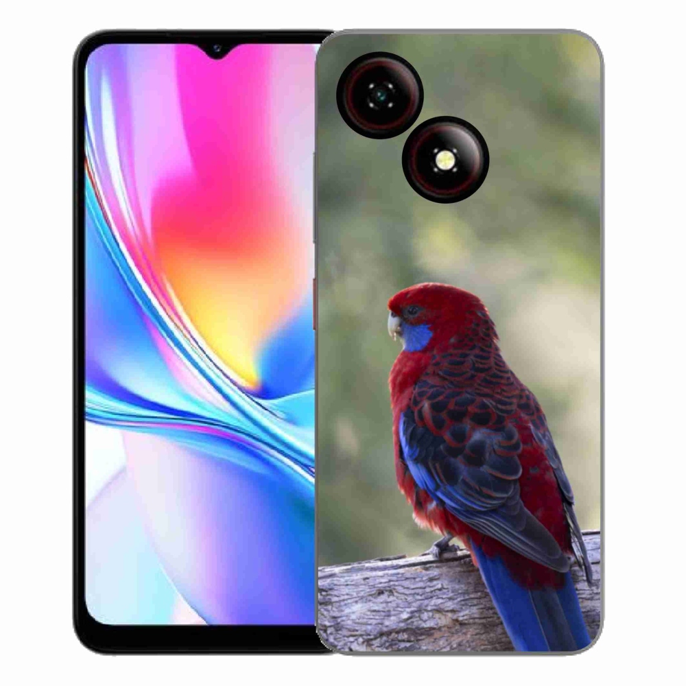 Gélový kryt mmCase na ZTE Blade A35E - papagáj rosela