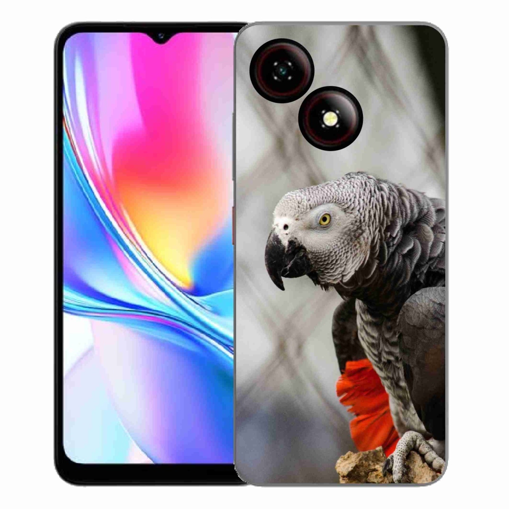 Gélový kryt mmCase na ZTE Blade A35E - papagáj žako 3