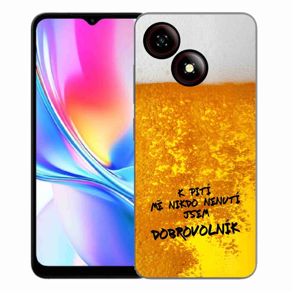 Gélový kryt mmCase na ZTE Blade A35E - pivný motív 4
