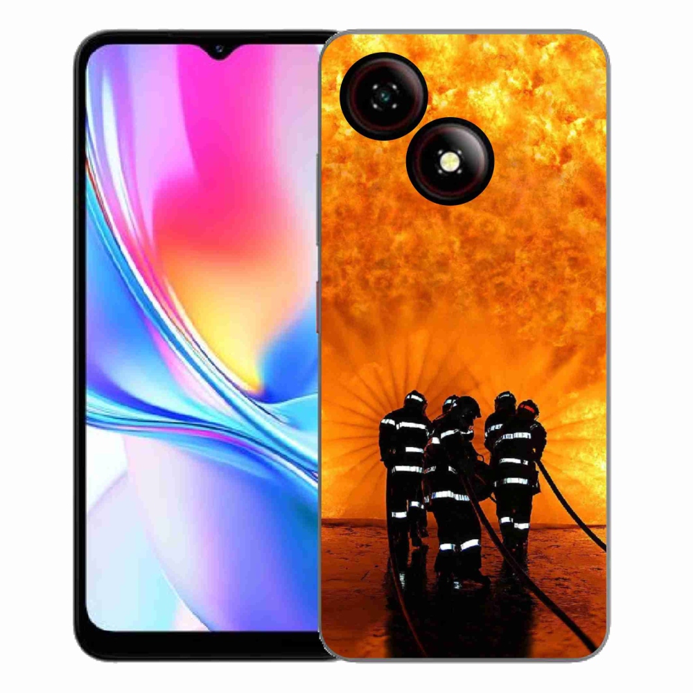 Gélový kryt mmCase na ZTE Blade A35E - požiar