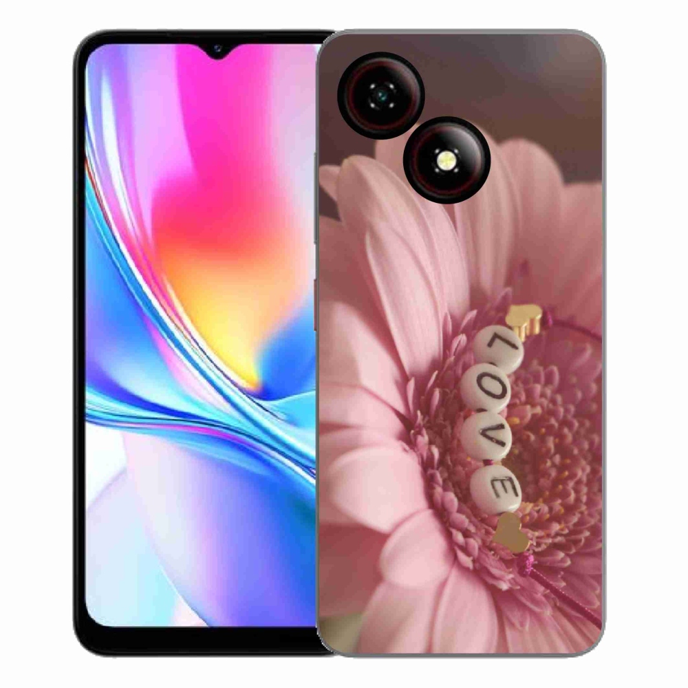 Gélový kryt mmCase na ZTE Blade A35E - prívesok love