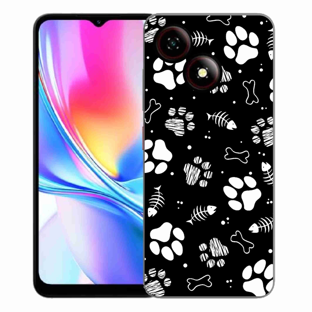 Gélový kryt mmCase na ZTE Blade A35E - psie labky