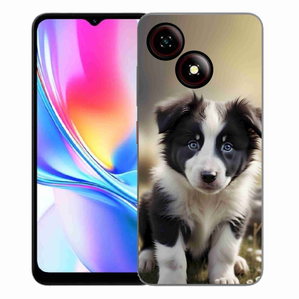 Gélový kryt mmCase na ZTE Blade A35E - roztomilá border kólia