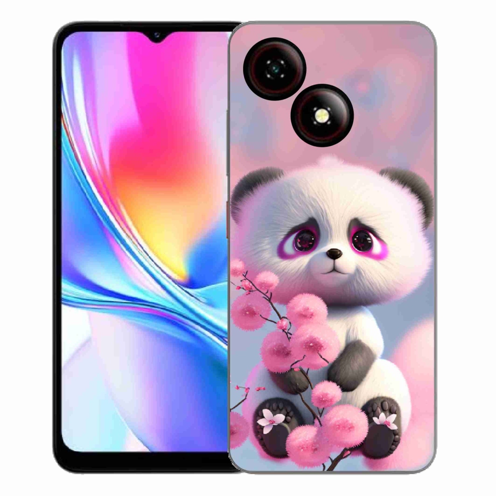 Gélový kryt mmCase na ZTE Blade A35E - roztomilá panda 1