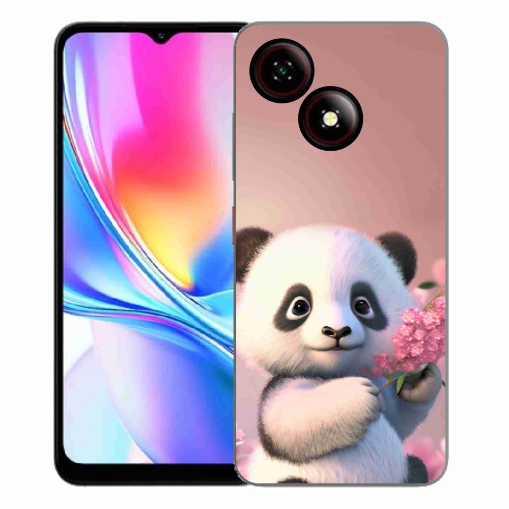 Gélový kryt mmCase na ZTE Blade A35E - roztomilá panda