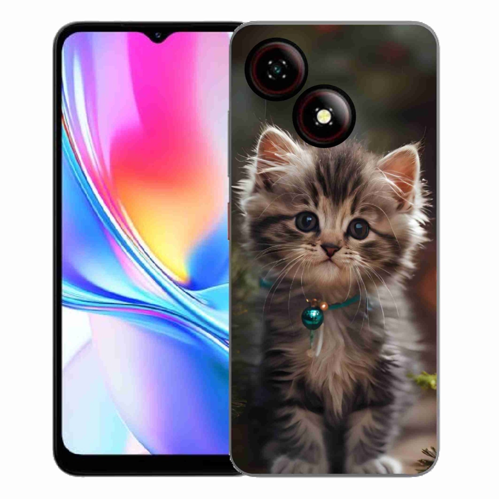 Gélový kryt mmCase na ZTE Blade A35E - roztomilé mačiatko 11