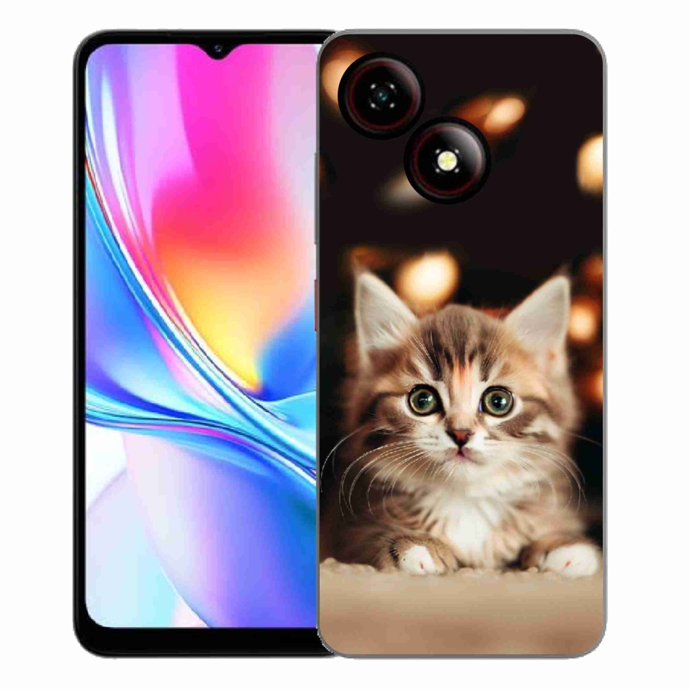 Gélový kryt mmCase na ZTE Blade A35E - roztomilé mačiatko 2