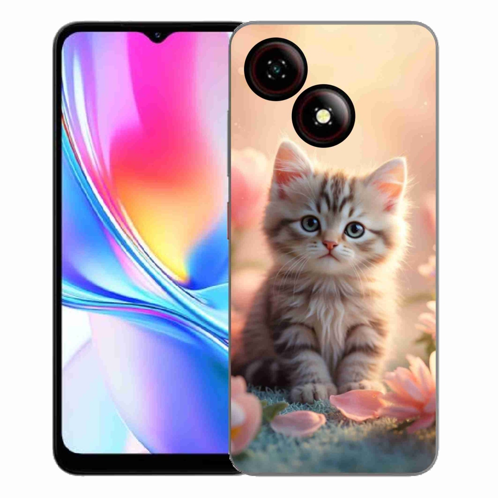Gélový kryt mmCase na ZTE Blade A35E - roztomilé mačiatko 8