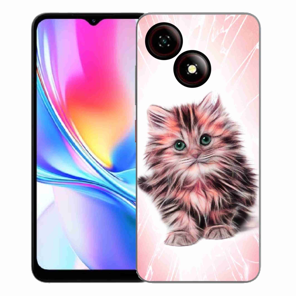 Gélový kryt mmCase na ZTE Blade A35E - roztomilé mačiatko