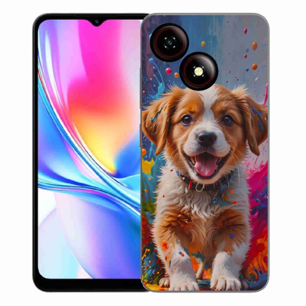 Gélový kryt mmCase na ZTE Blade A35E - roztomilé šteňa 3