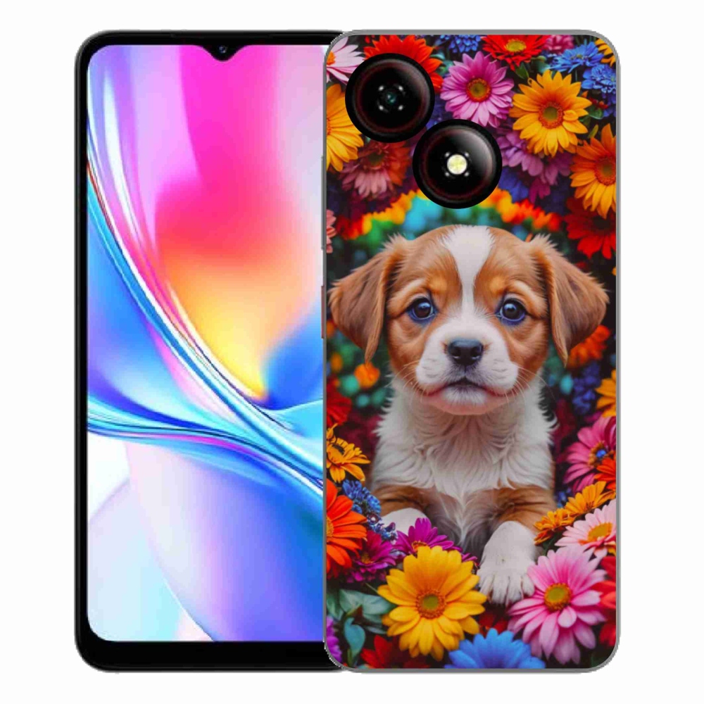 Gélový kryt mmCase na ZTE Blade A35E - roztomilé šteňa
