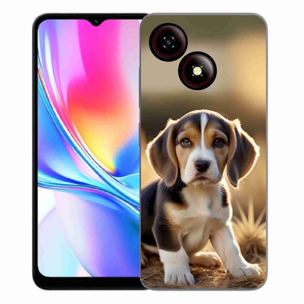Gélový kryt mmCase na ZTE Blade A35E - roztomilý bígl