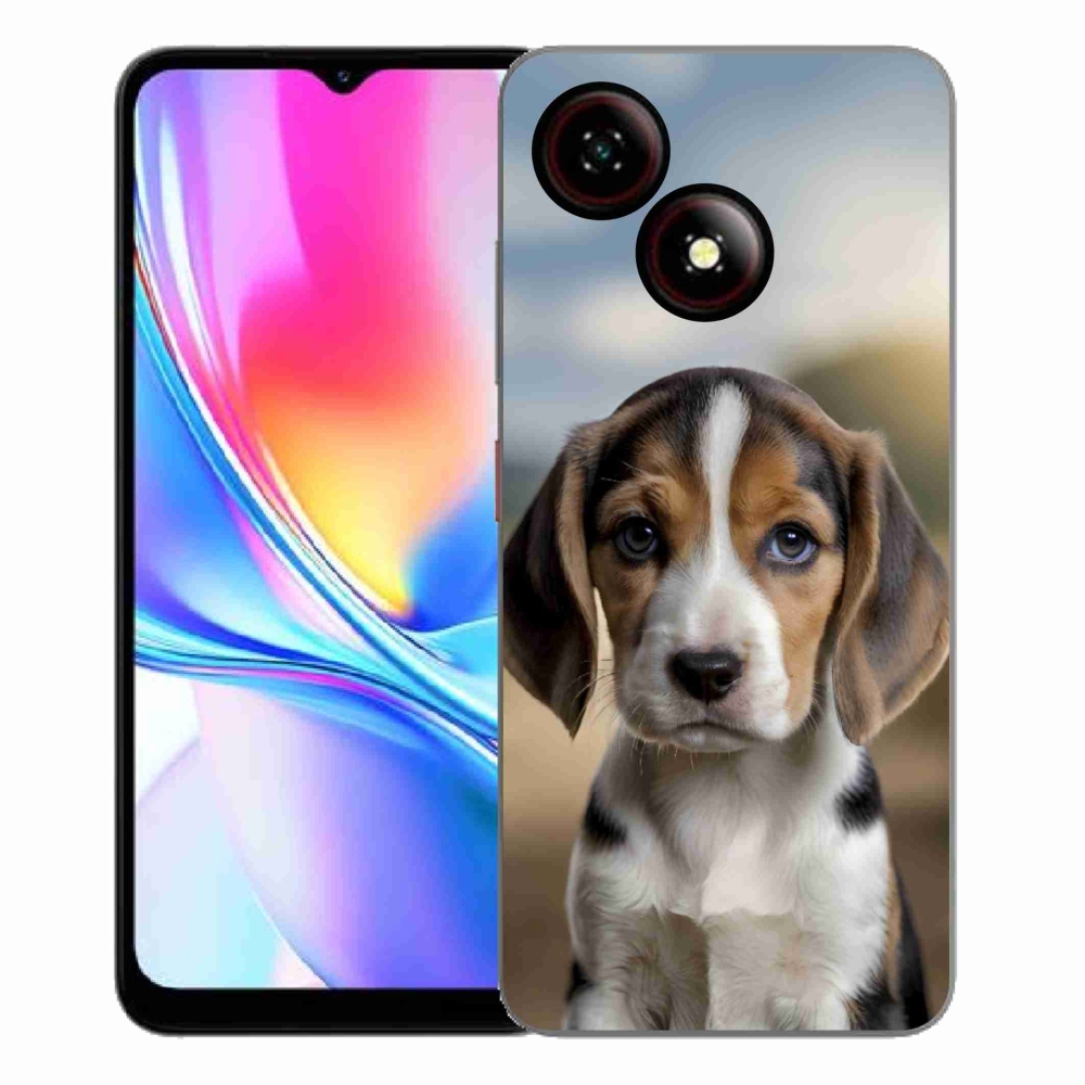 Gélový kryt mmCase na ZTE Blade A35E - roztomilý bígl