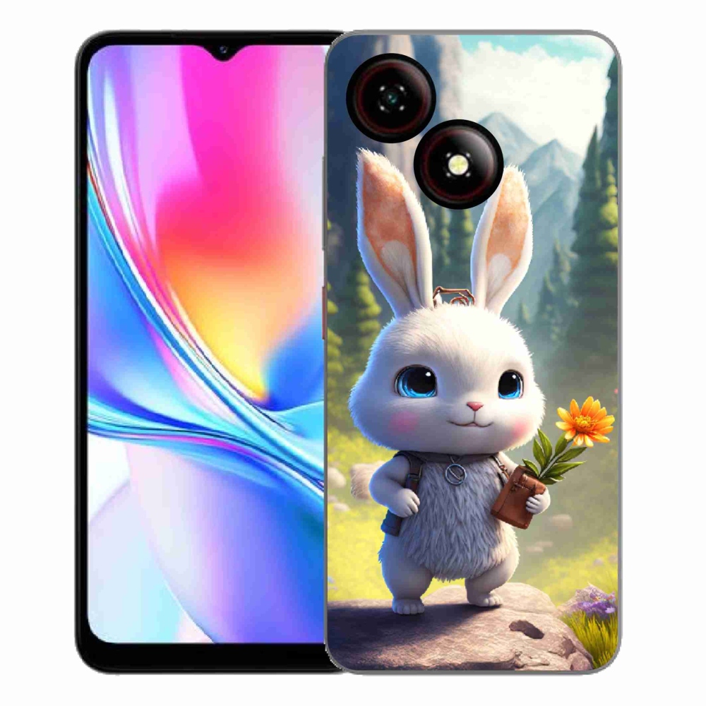 Gélový kryt mmCase na ZTE Blade A35E - roztomilý zajačik