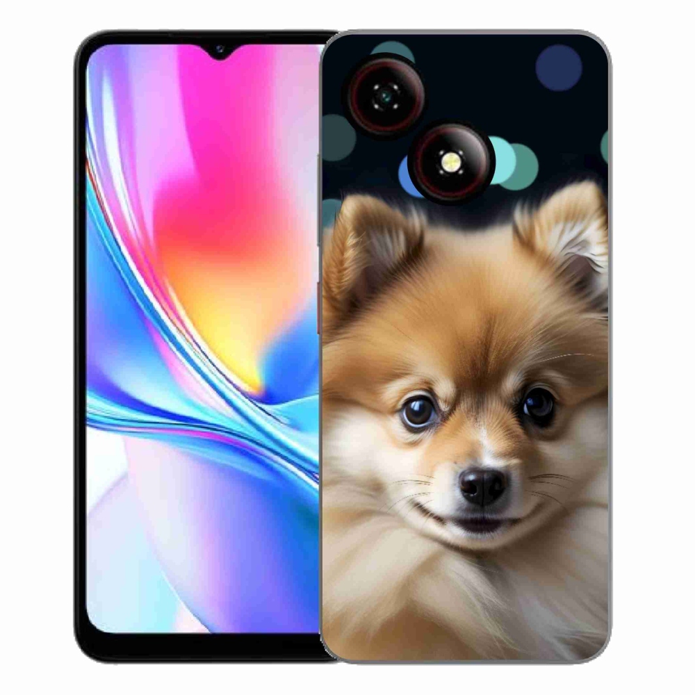 Gélový kryt mmCase na ZTE Blade A35E - roztomilý pomeranian
