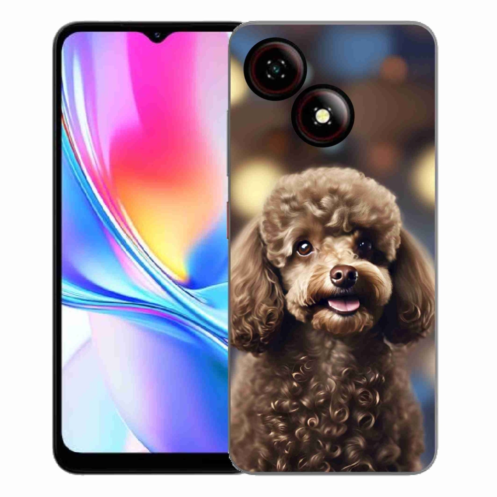 Gélový kryt mmCase na ZTE Blade A35E - roztomilý pudel