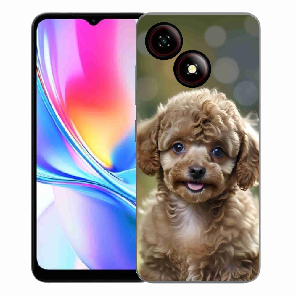 Gélový kryt mmCase na ZTE Blade A35E - roztomilý pudel