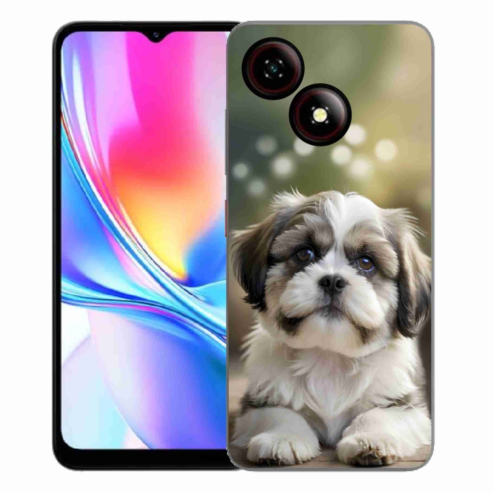Gélový kryt mmCase na ZTE Blade A35E - roztomilý shih-tzu