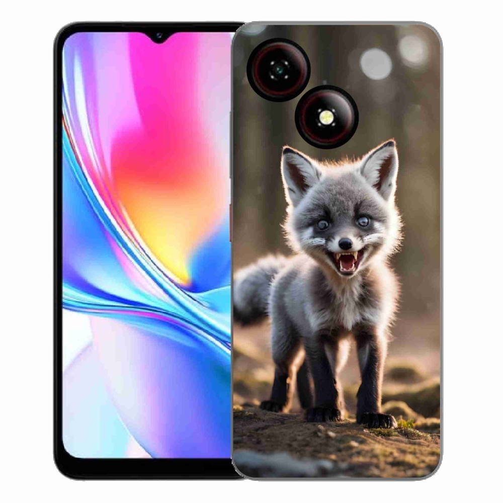 Gélový kryt mmCase na ZTE Blade A35E - rozzúrená líška