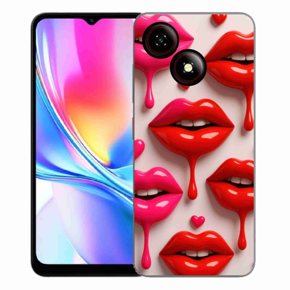 Gélový kryt mmCase na ZTE Blade A35E - pery 2