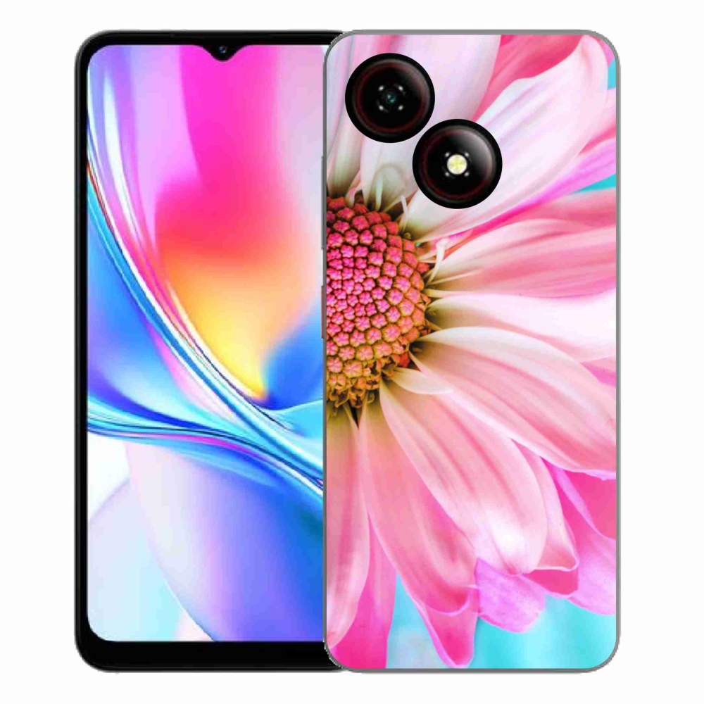 Gélový kryt mmCase na ZTE Blade A35E - ružový kvet