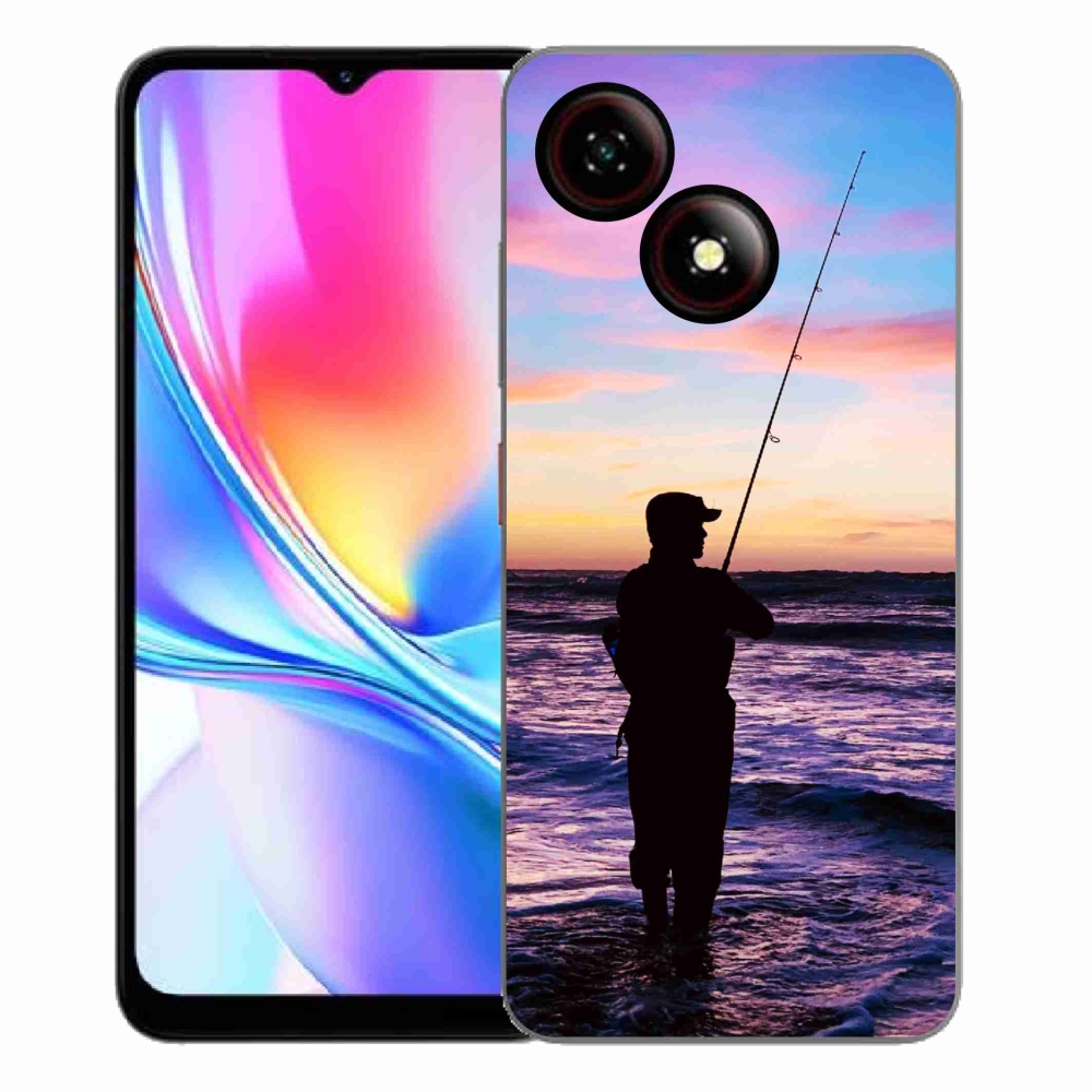 Gélový kryt mmCase na ZTE Blade A35E - rybárčenie 1