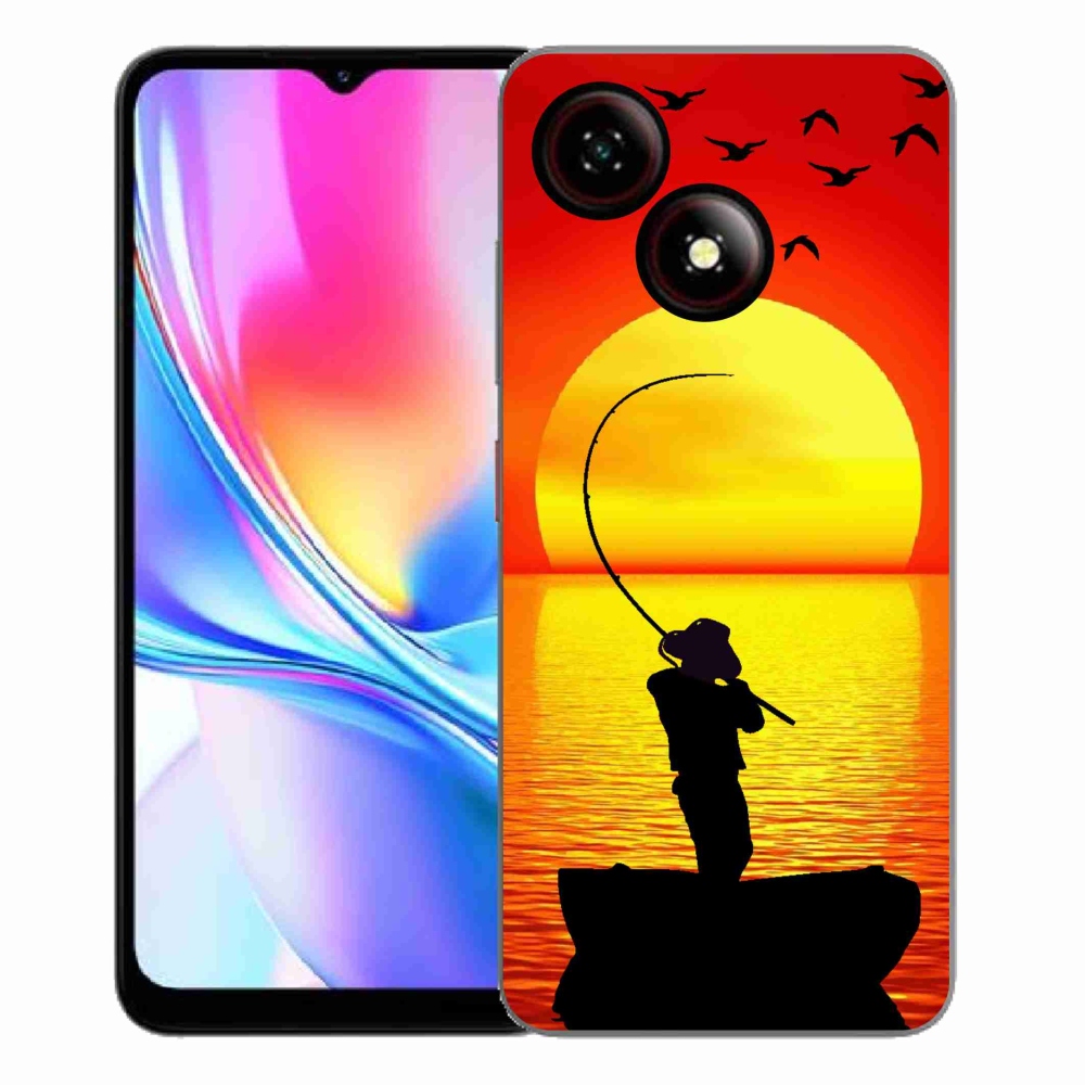 Gélový kryt mmCase na ZTE Blade A35E - rybárčenie