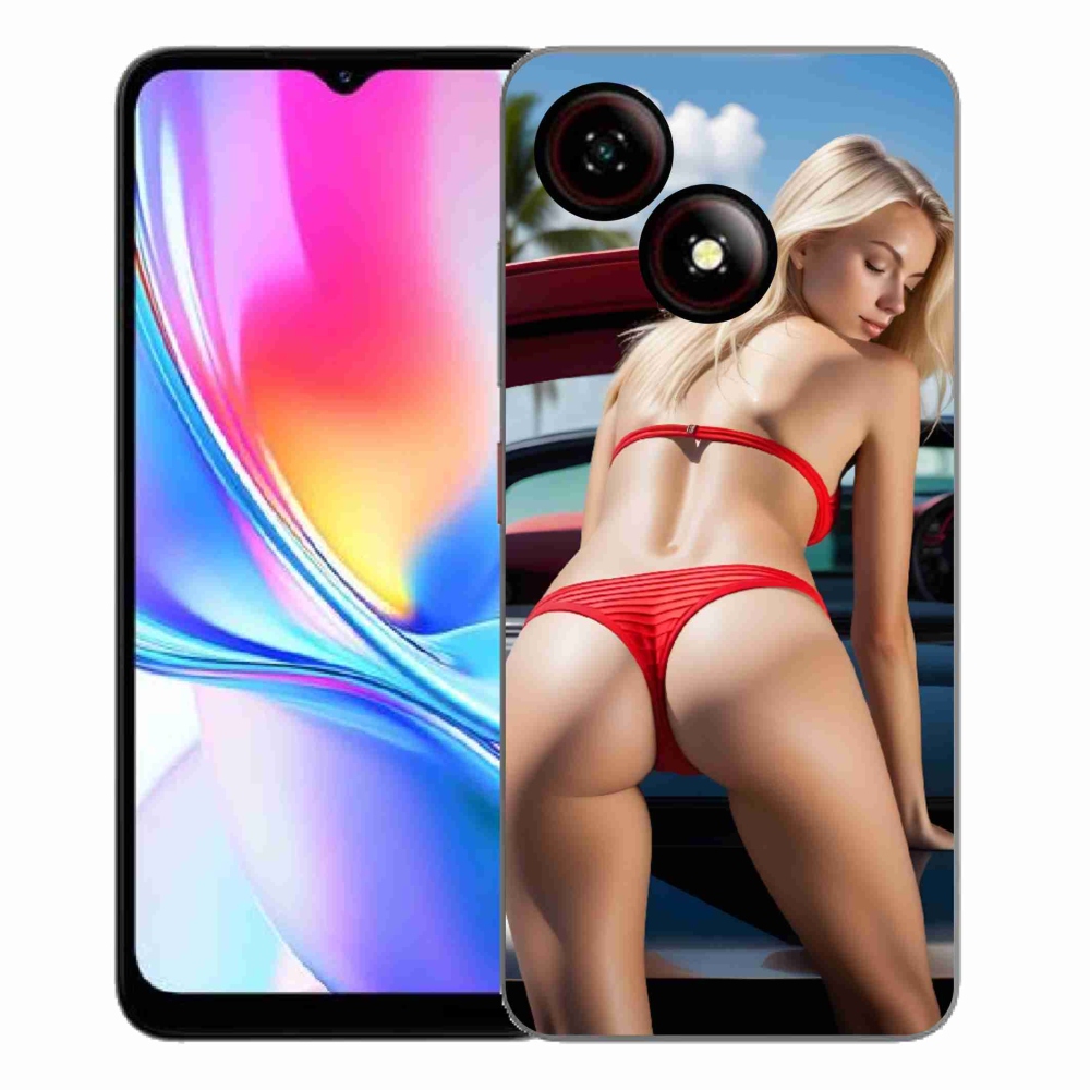 Gélový kryt mmCase na ZTE Blade A35E - sexi žena 2