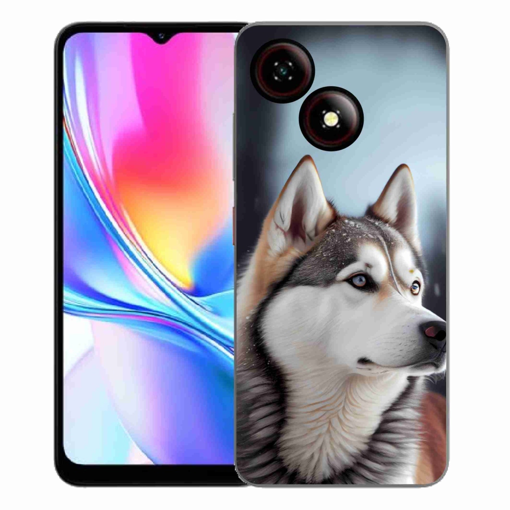 Gélový kryt mmCase na ZTE Blade A35E - sibírsky husky