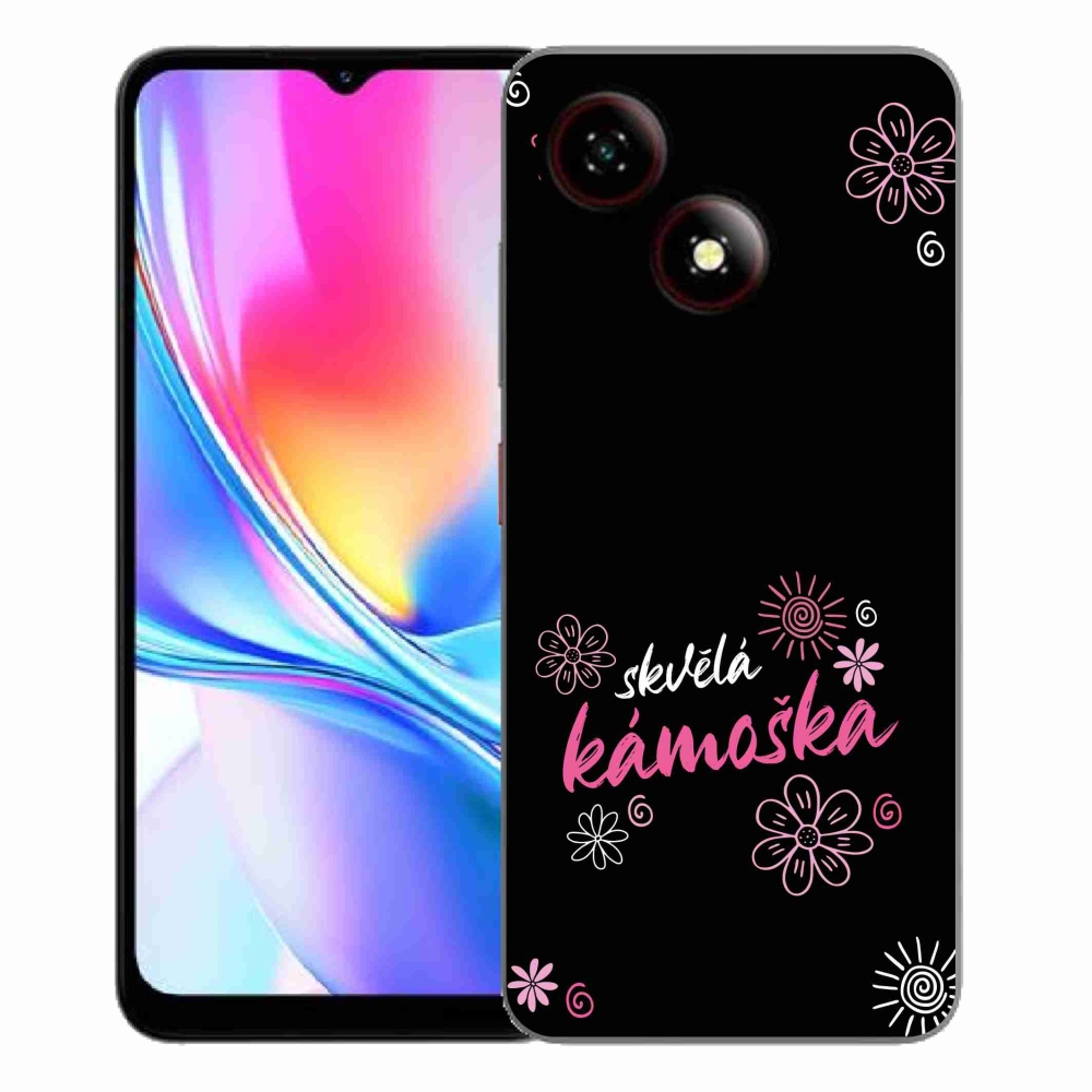 Gélový kryt mmCase na ZTE Blade A35E - skvelá kamoška čierne pozadie