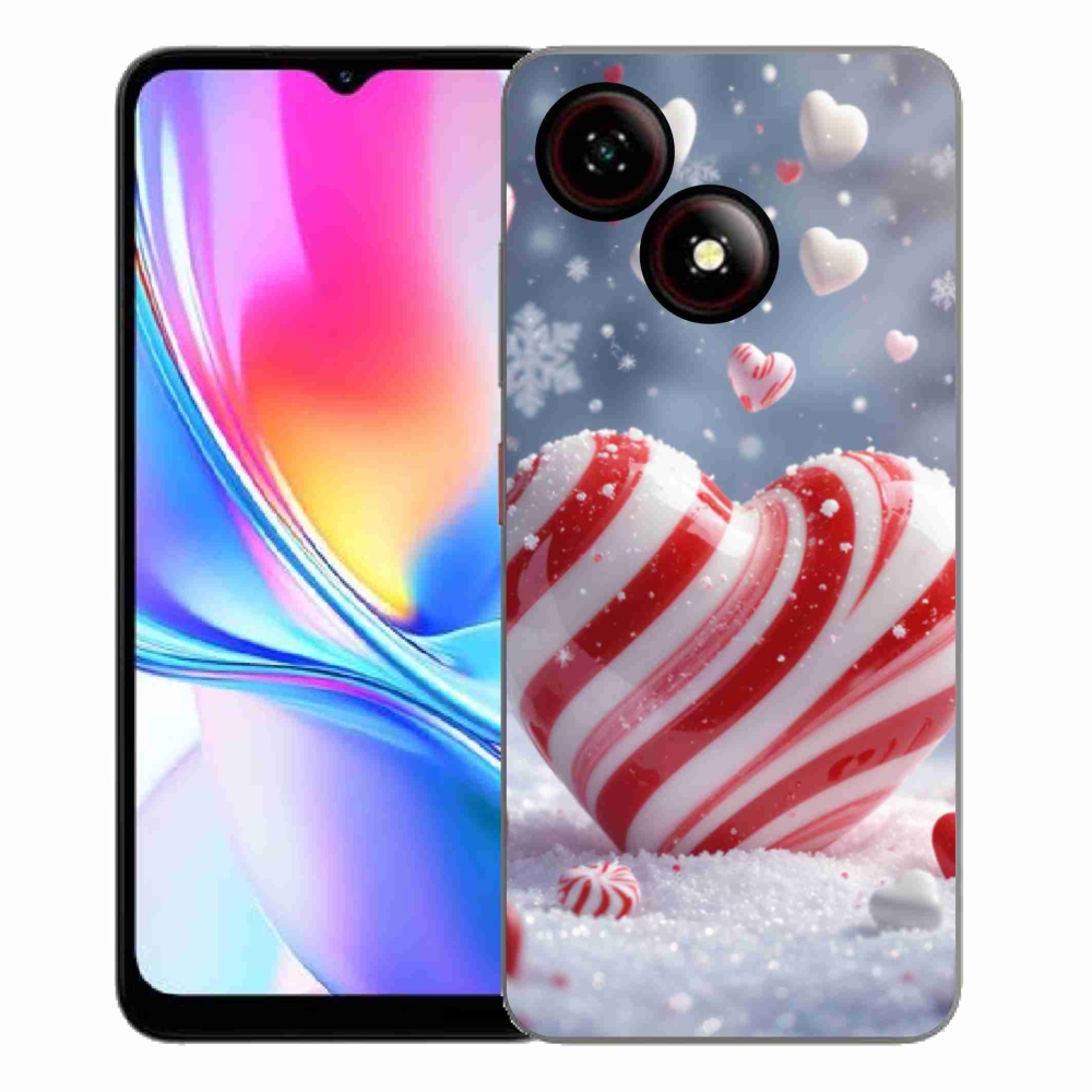 Gélový kryt mmCase na ZTE Blade A35E - sladké srdce