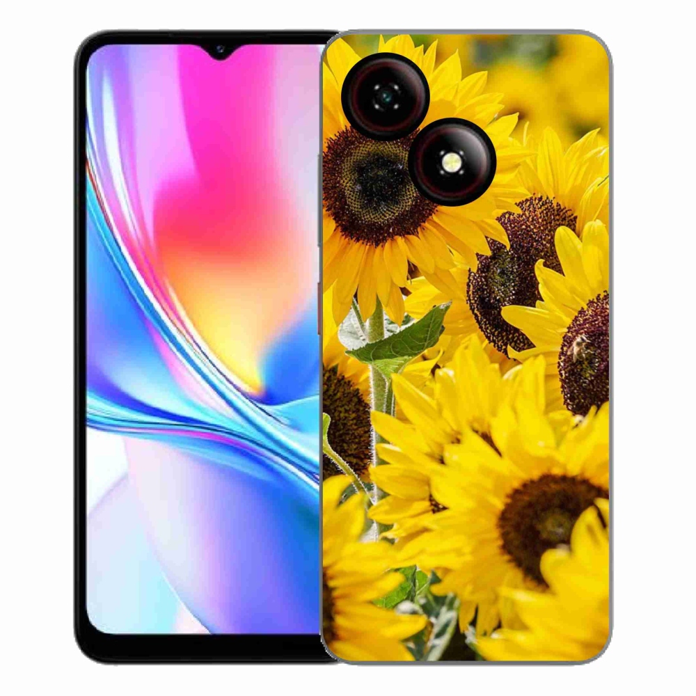 Gélový kryt mmCase na ZTE Blade A35E - slnečnica