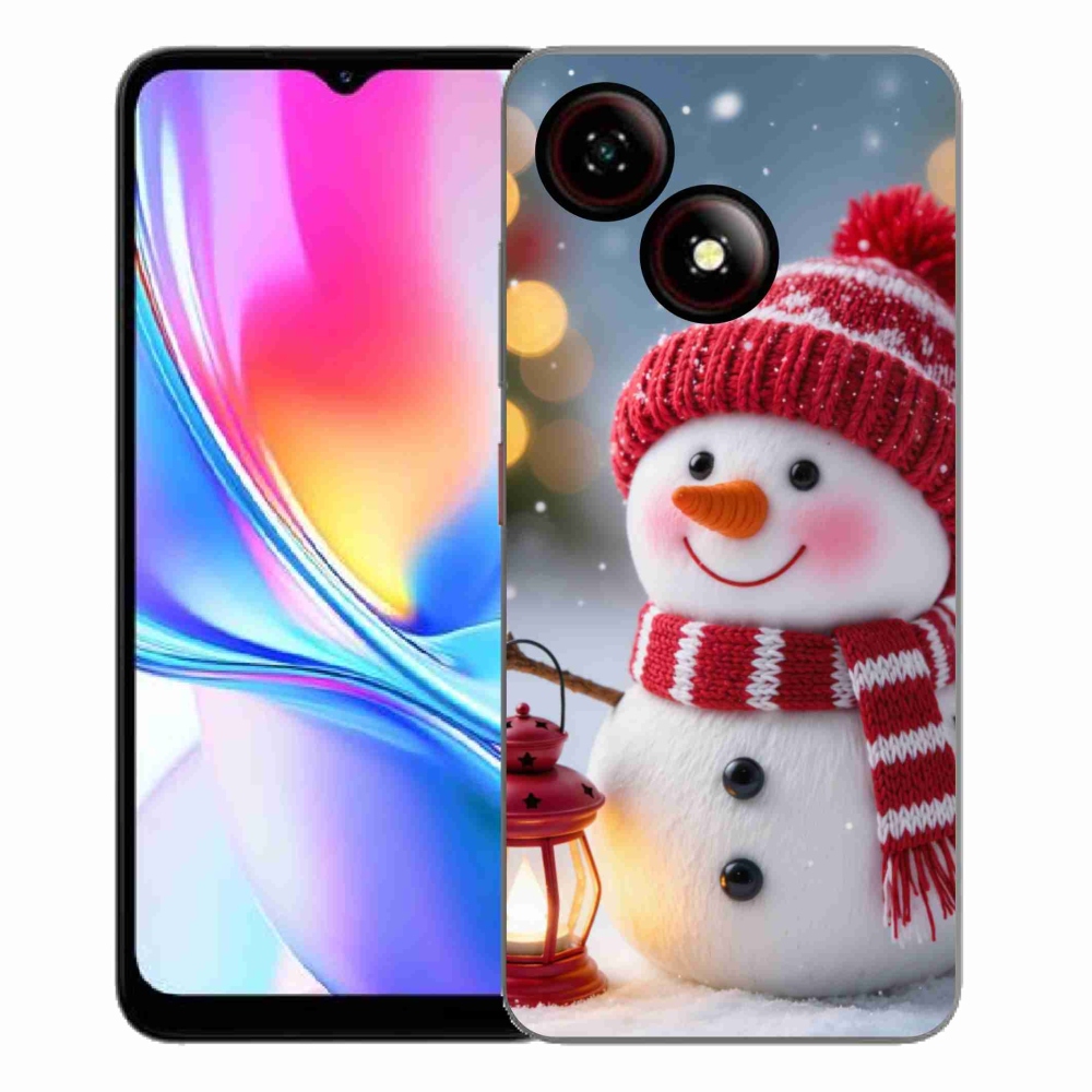 Gélový kryt mmCase na ZTE Blade A35E - snehuliak 2