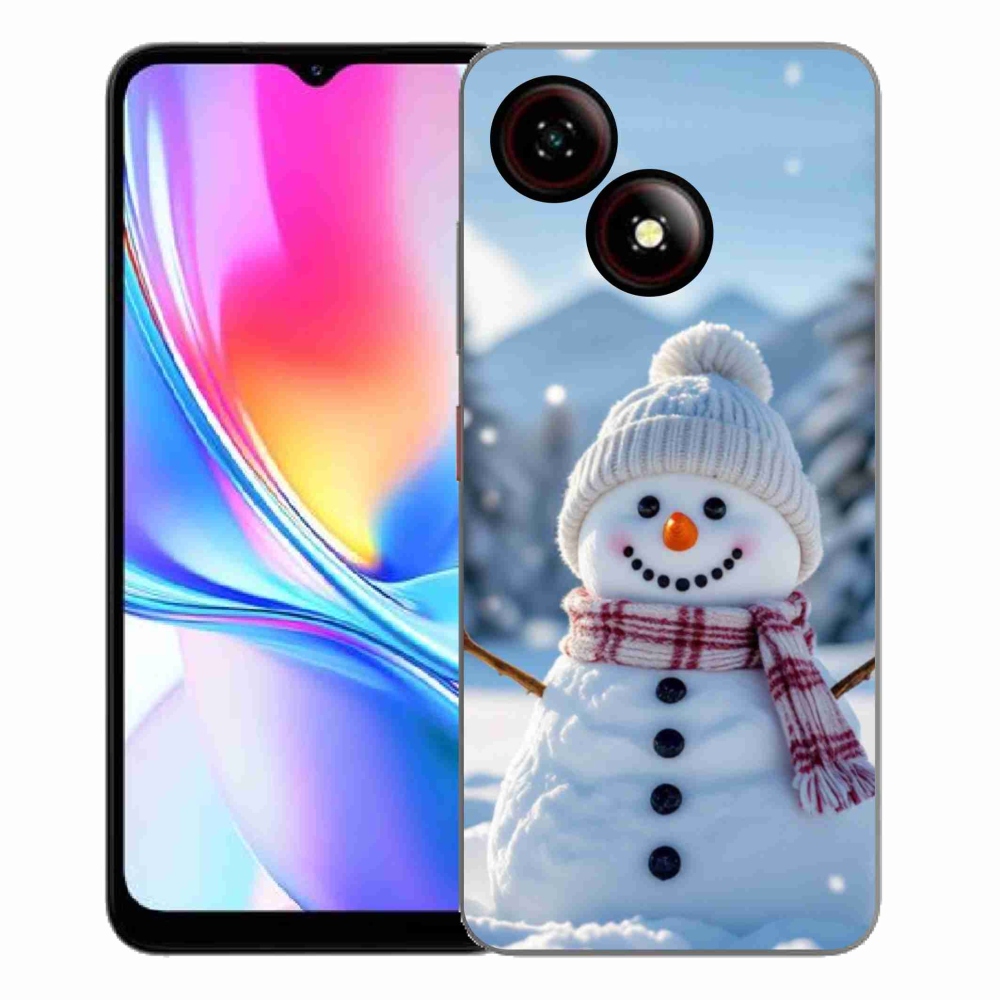 Gélový kryt mmCase na ZTE Blade A35E - snehuliak 3