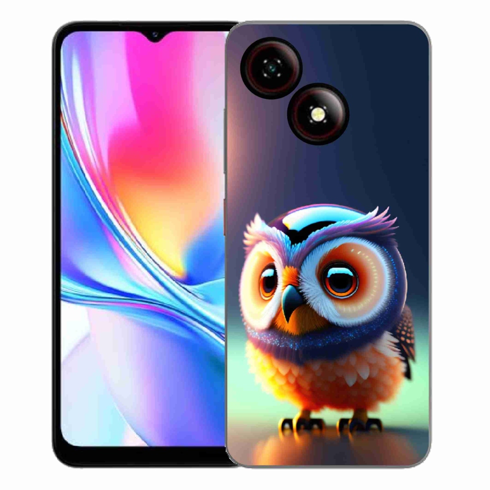 Gélový kryt mmCase na ZTE Blade A35E - sovička