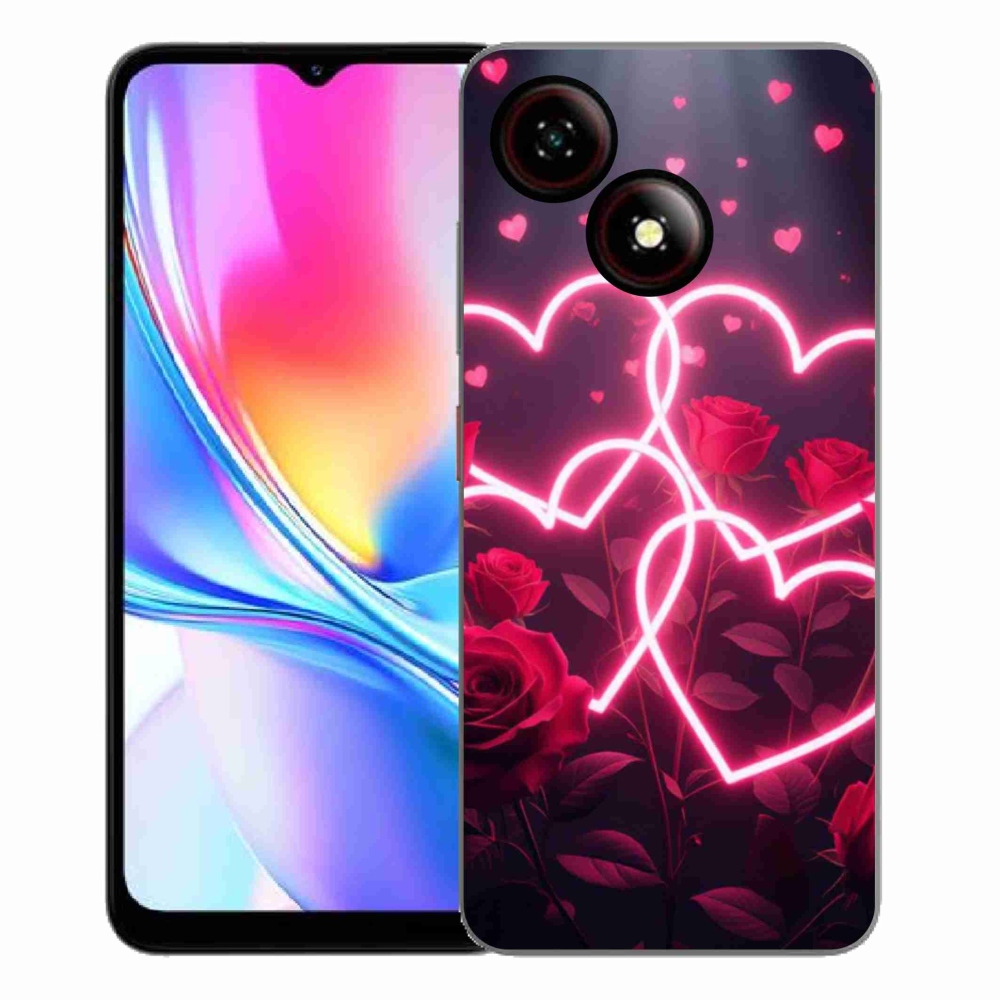 Gélový kryt mmCase na ZTE Blade A35E - srdce lásky