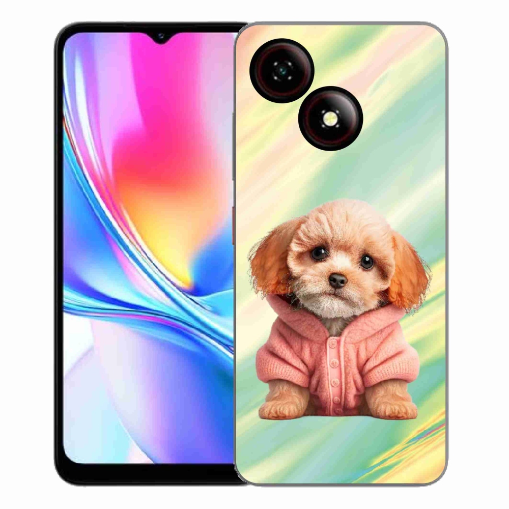Gélový kryt mmCase na ZTE Blade A35E - šteňa vo svetri