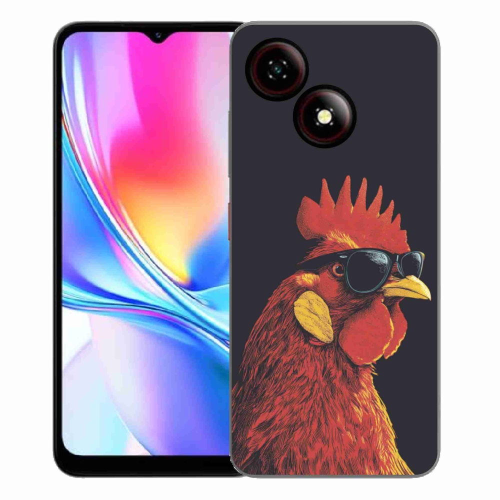 Gélový kryt mmCase na ZTE Blade A35E - štýlový kohút