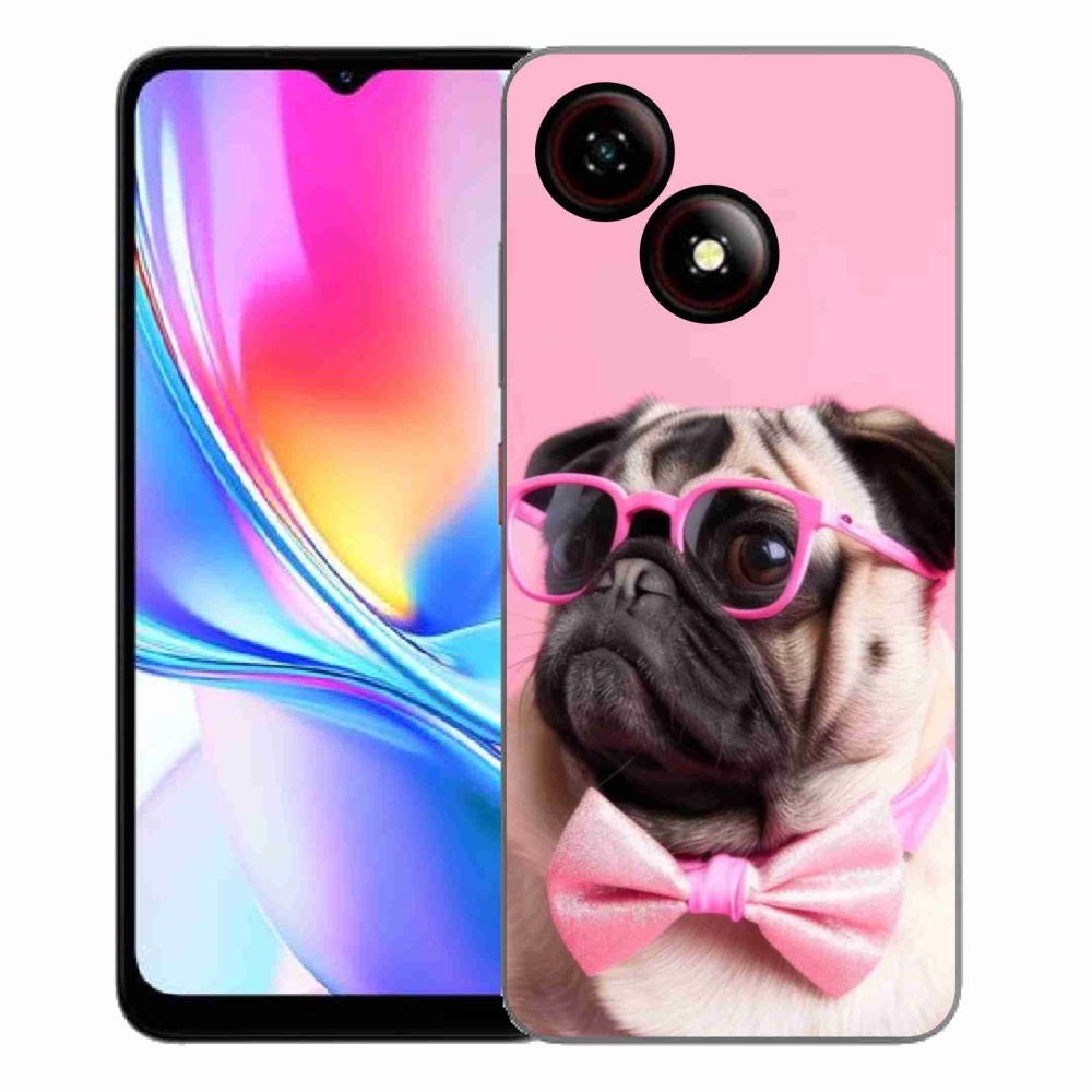Gélový kryt mmCase na ZTE Blade A35E - štýlový mops