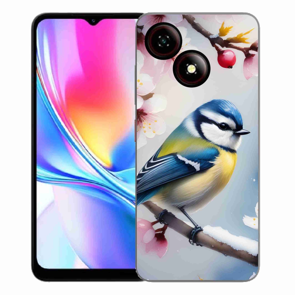 Gélový kryt mmCase na ZTE Blade A35E - sýkorka