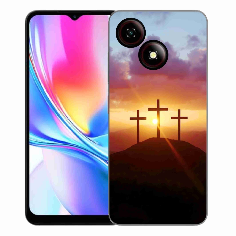 Gélový kryt mmCase na ZTE Blade A35E - tri kríža
