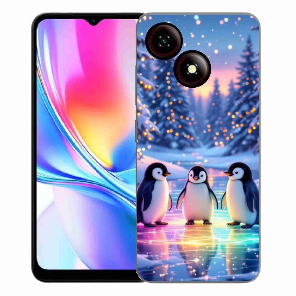 Gélový kryt mmCase na ZTE Blade A35E - tučniaky