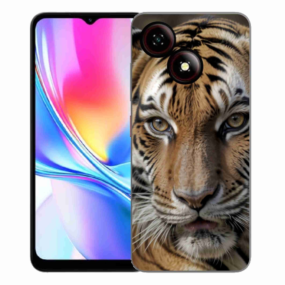Gélový kryt mmCase na ZTE Blade A35E - tigrie pohľad