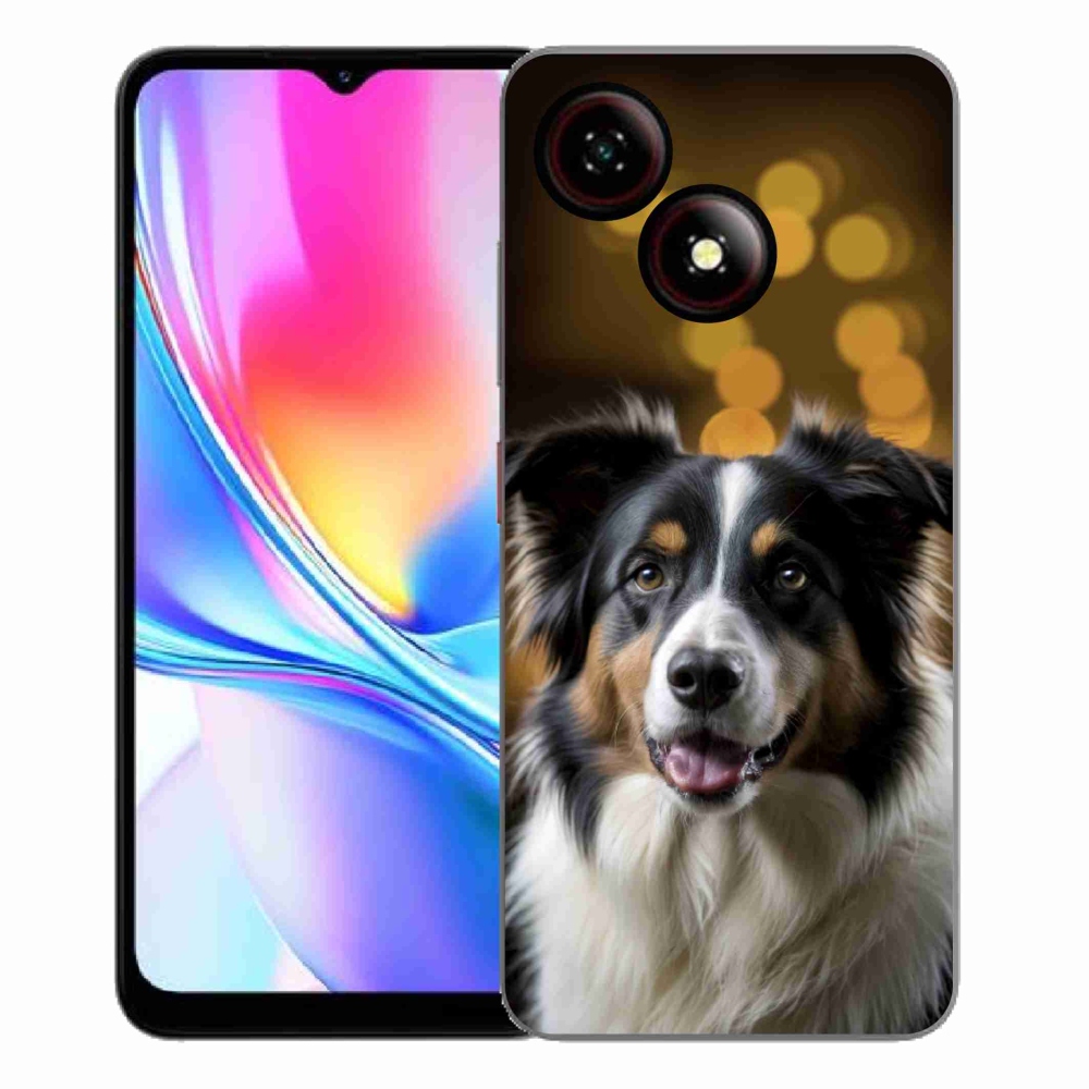 Gélový kryt mmCase na ZTE Blade A35E - usmievavý austrálsky ovčiak